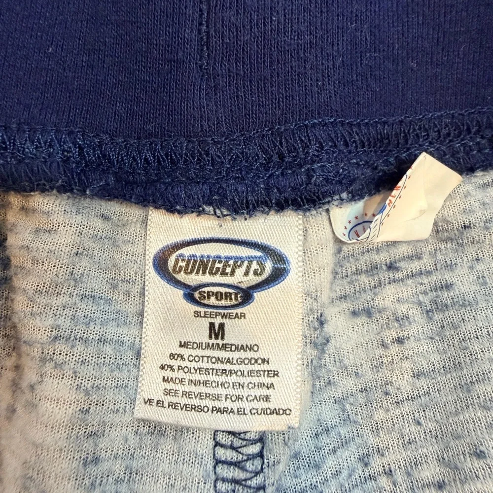 Concepts Sport MLB NY Yankees Men’s M Lounge Pants Navy Plush Fleece Sleepwear